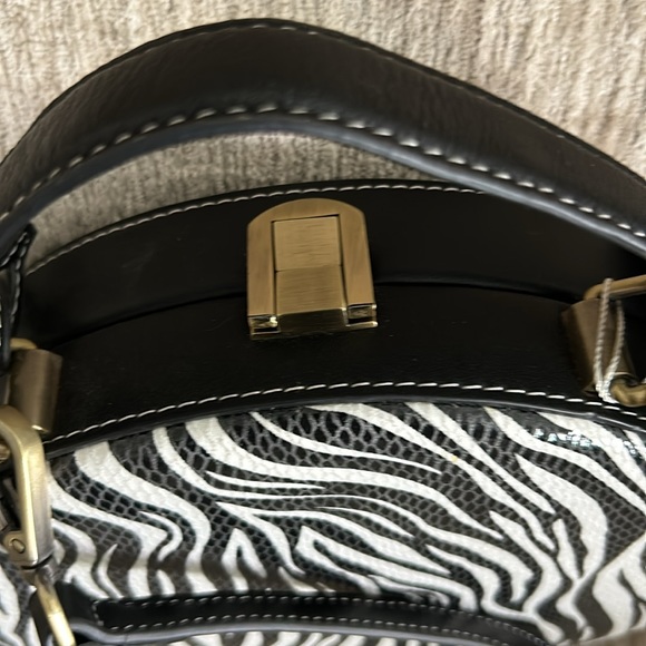 Spring step L’Artiste Zebra rounded bag with removable adjustable strap - Picture 5 of 12